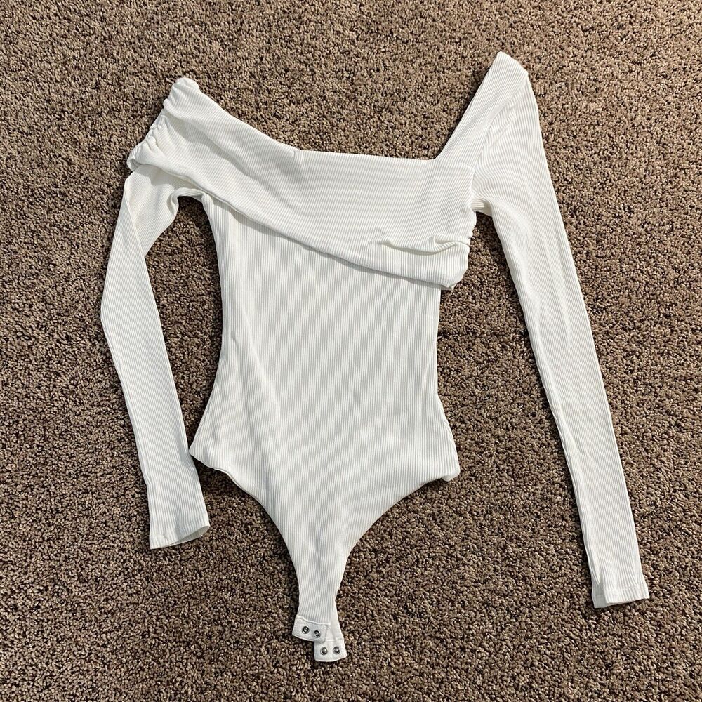 Revolve x Privacy Please Florence Bodysuit in White Women’s Small